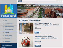 Tablet Screenshot of fincasjuma.es